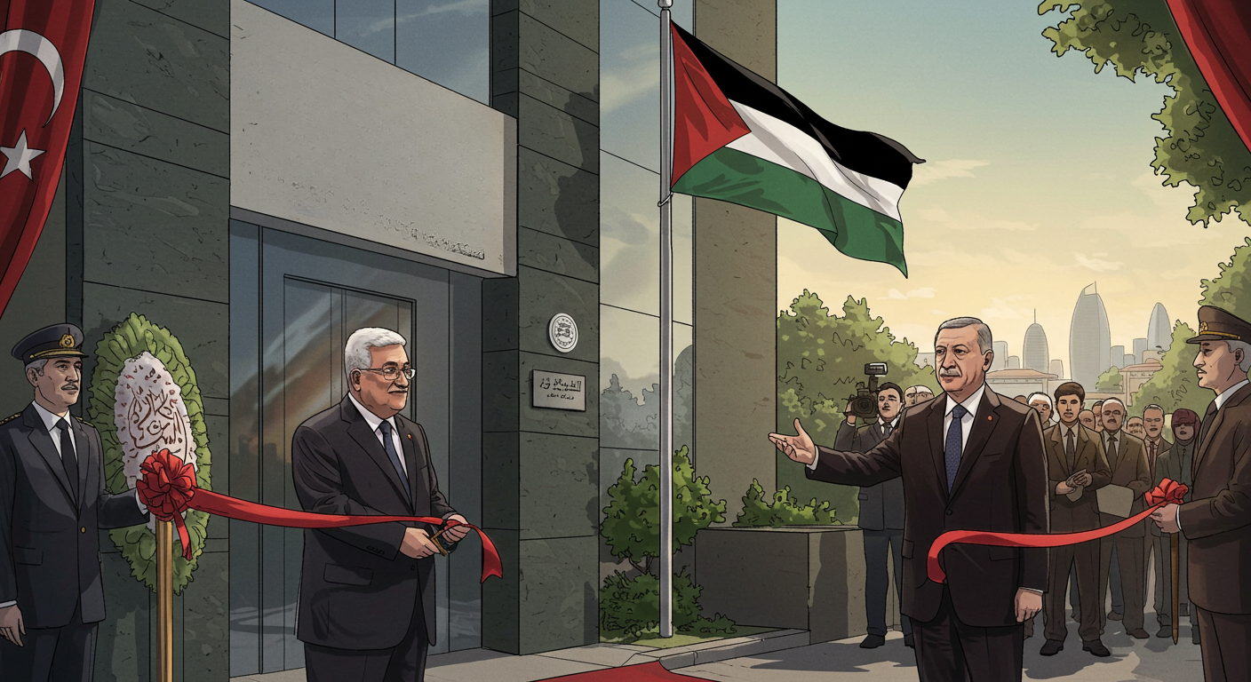 مقر جديد للسفارة الفلسطينية في منطقة أوران