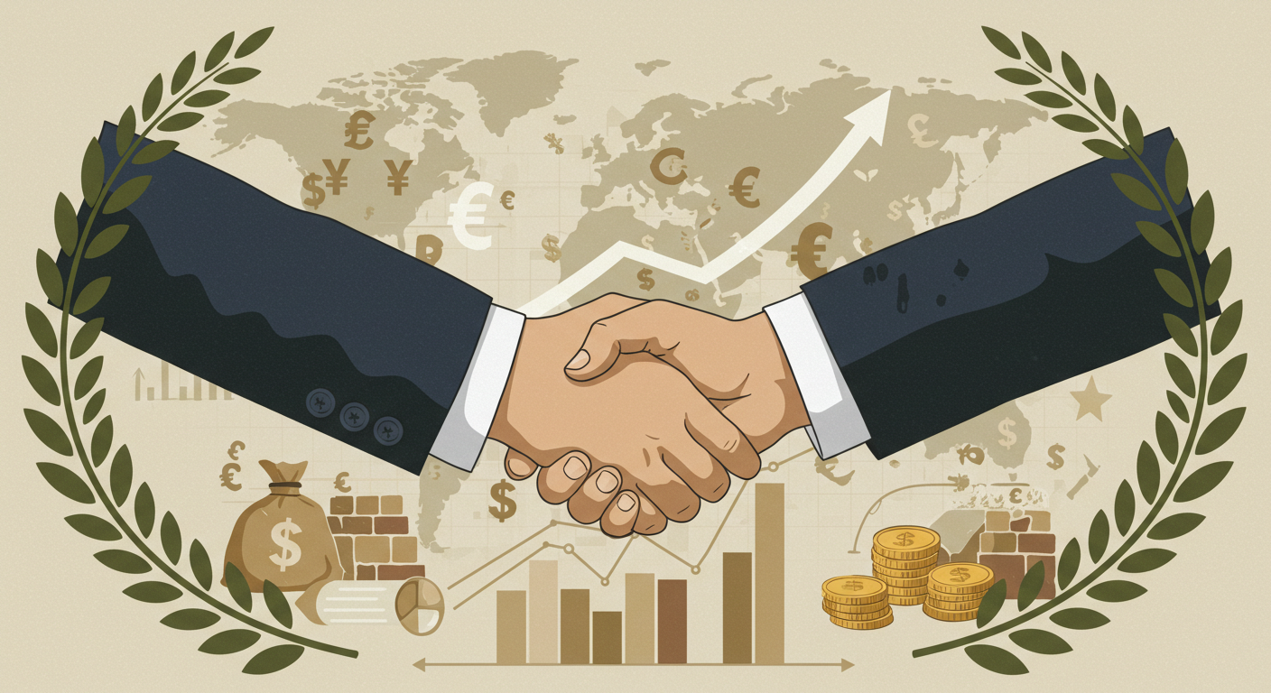 صورة تعبر عن العلاقات الاقتصادية